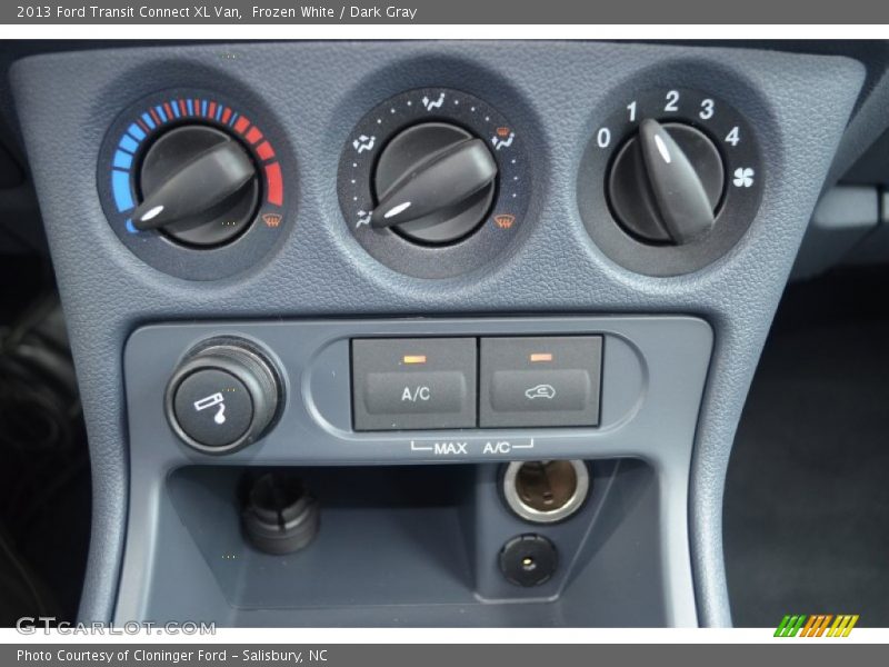 Frozen White / Dark Gray 2013 Ford Transit Connect XL Van