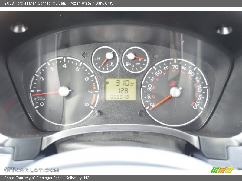 Frozen White / Dark Gray 2013 Ford Transit Connect XL Van