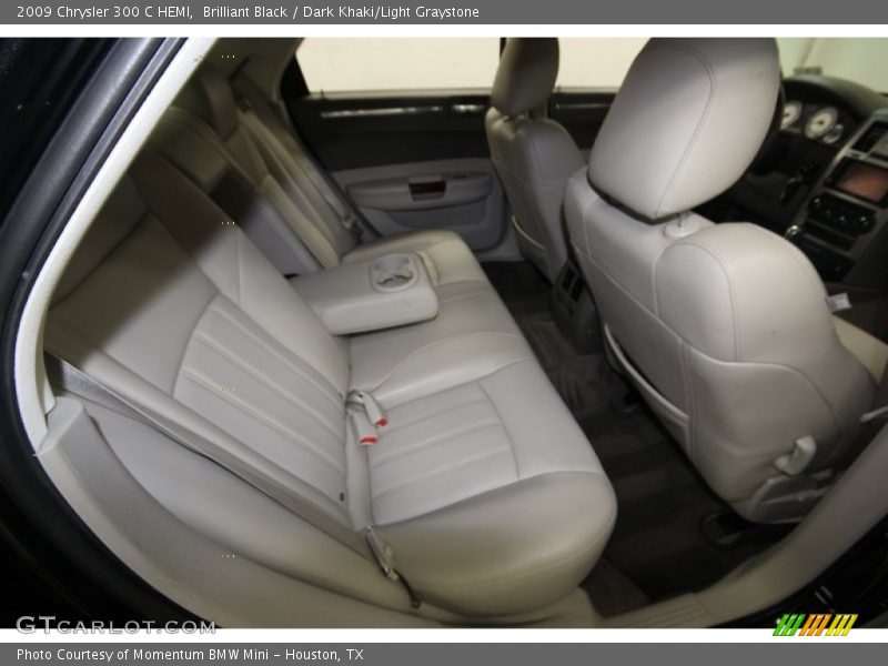 Brilliant Black / Dark Khaki/Light Graystone 2009 Chrysler 300 C HEMI
