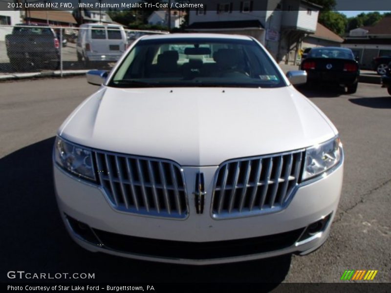 White Platinum Metallic Tri-Coat / Cashmere 2012 Lincoln MKZ FWD