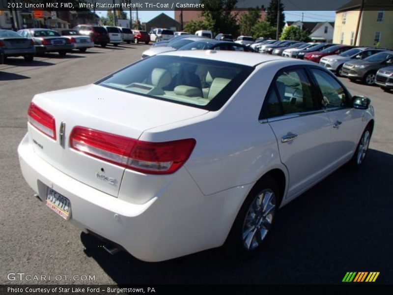 White Platinum Metallic Tri-Coat / Cashmere 2012 Lincoln MKZ FWD