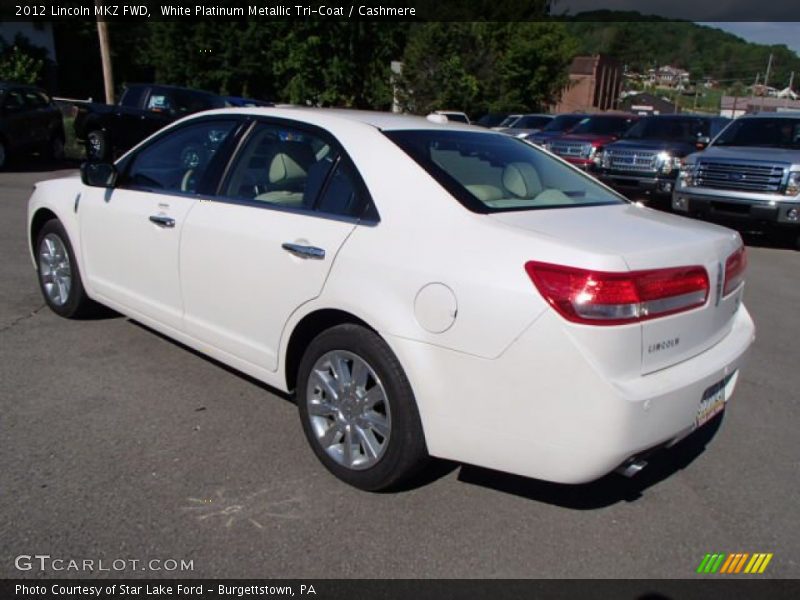 White Platinum Metallic Tri-Coat / Cashmere 2012 Lincoln MKZ FWD