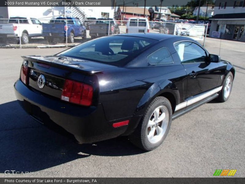 Black / Dark Charcoal 2009 Ford Mustang V6 Coupe