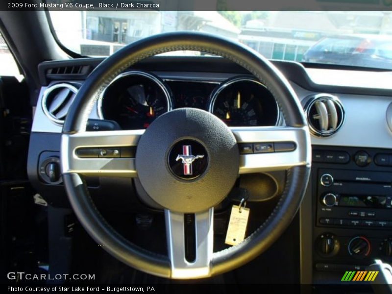 Black / Dark Charcoal 2009 Ford Mustang V6 Coupe