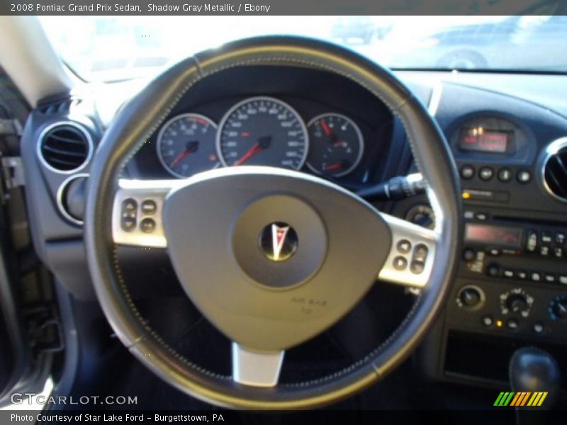 Shadow Gray Metallic / Ebony 2008 Pontiac Grand Prix Sedan