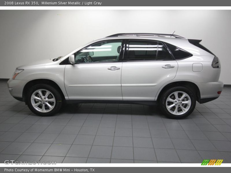 Millenium Silver Metallic / Light Gray 2008 Lexus RX 350