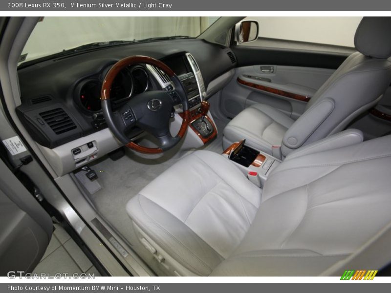 Millenium Silver Metallic / Light Gray 2008 Lexus RX 350