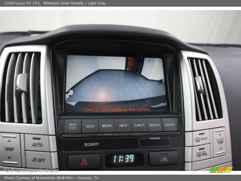 Millenium Silver Metallic / Light Gray 2008 Lexus RX 350