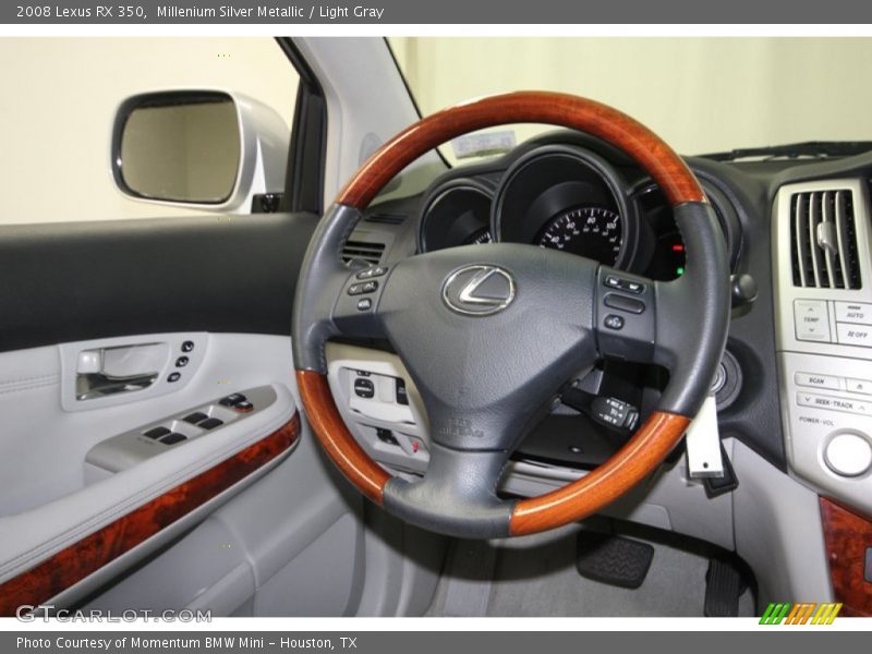 Millenium Silver Metallic / Light Gray 2008 Lexus RX 350