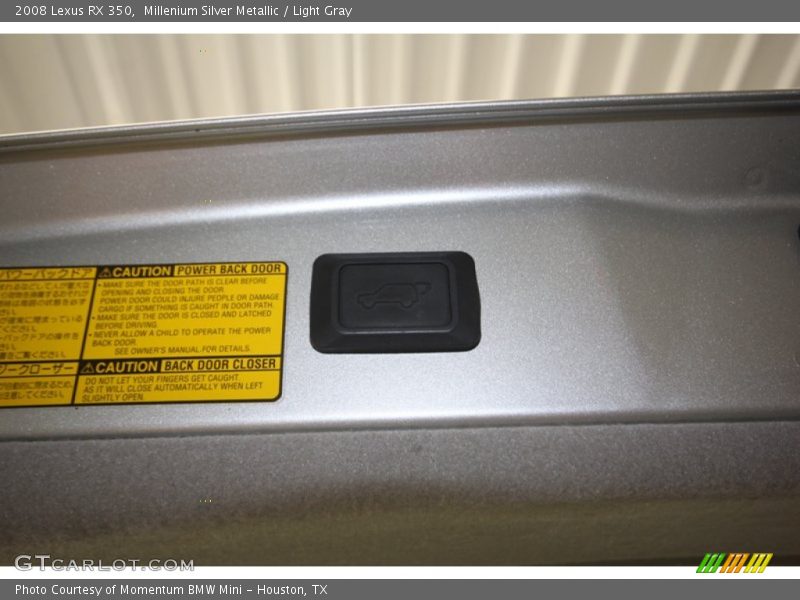 Millenium Silver Metallic / Light Gray 2008 Lexus RX 350