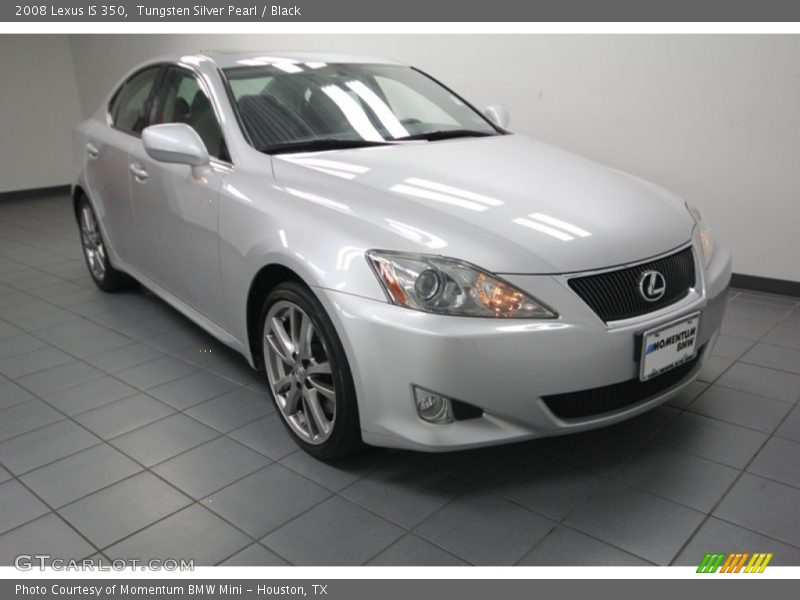 Tungsten Silver Pearl / Black 2008 Lexus IS 350