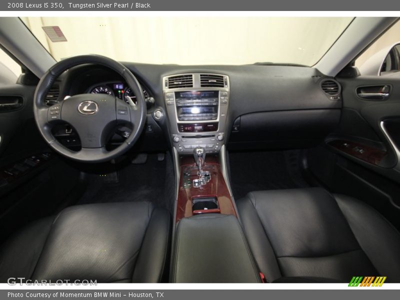 Tungsten Silver Pearl / Black 2008 Lexus IS 350