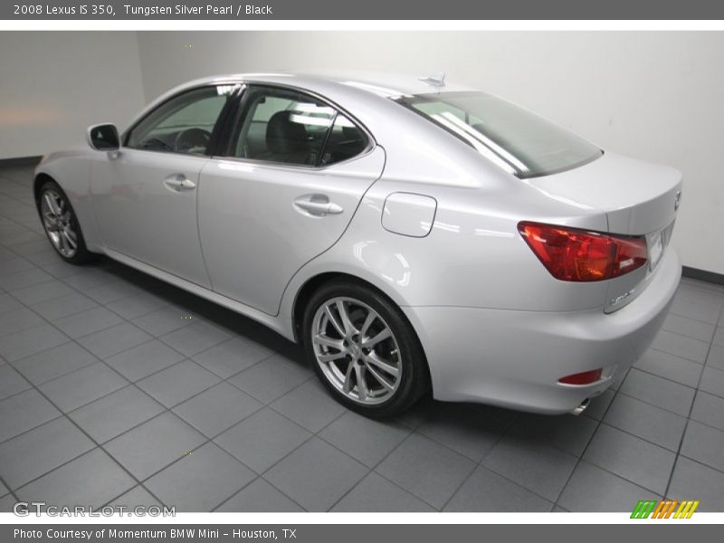 Tungsten Silver Pearl / Black 2008 Lexus IS 350