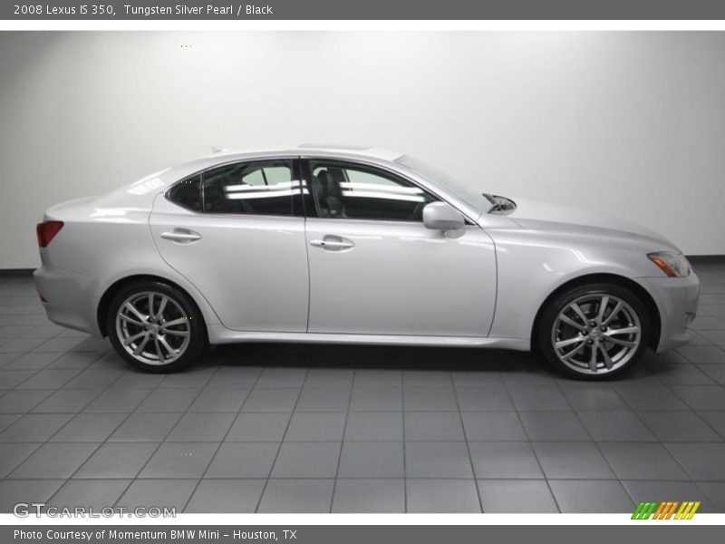 Tungsten Silver Pearl / Black 2008 Lexus IS 350