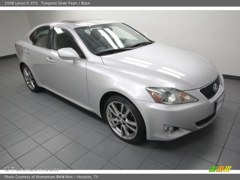 Tungsten Silver Pearl / Black 2008 Lexus IS 350