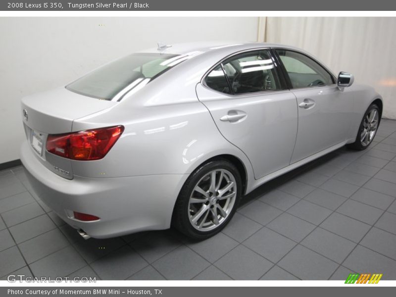 Tungsten Silver Pearl / Black 2008 Lexus IS 350