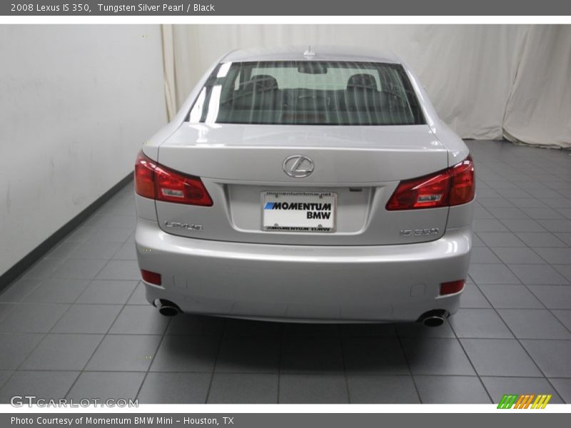 Tungsten Silver Pearl / Black 2008 Lexus IS 350