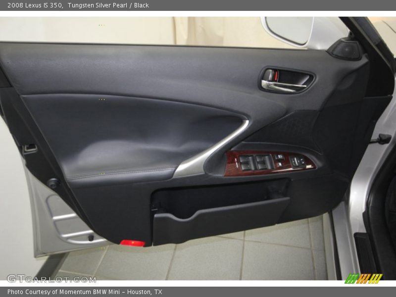 Tungsten Silver Pearl / Black 2008 Lexus IS 350