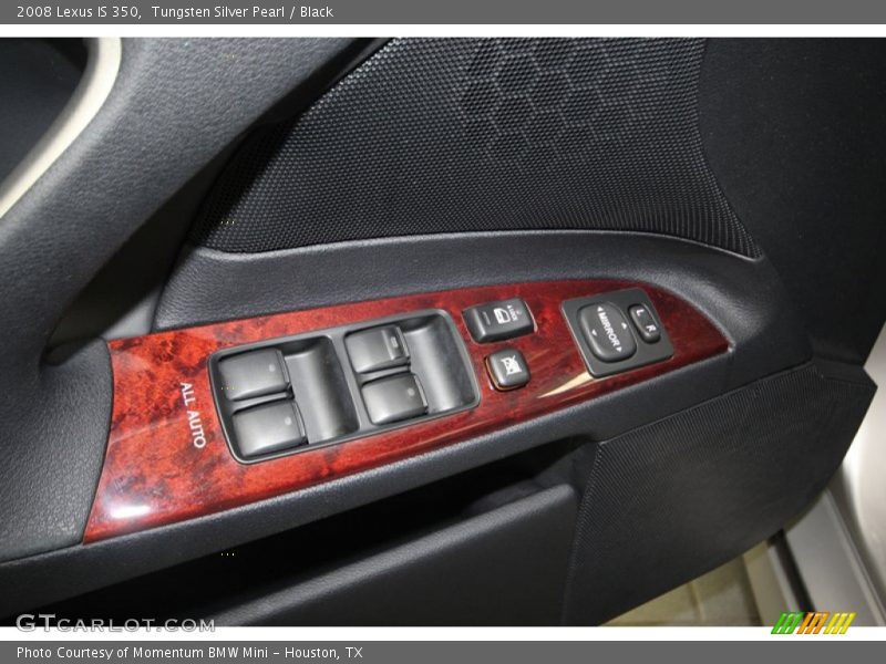 Tungsten Silver Pearl / Black 2008 Lexus IS 350