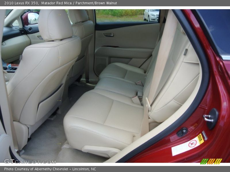 Matador Red Mica / Parchment/Brown Walnut 2010 Lexus RX 350