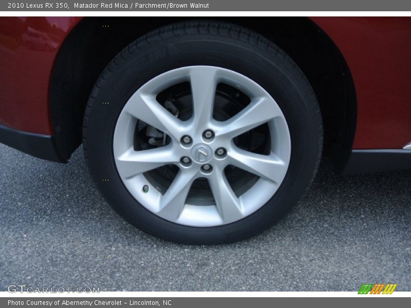 Matador Red Mica / Parchment/Brown Walnut 2010 Lexus RX 350
