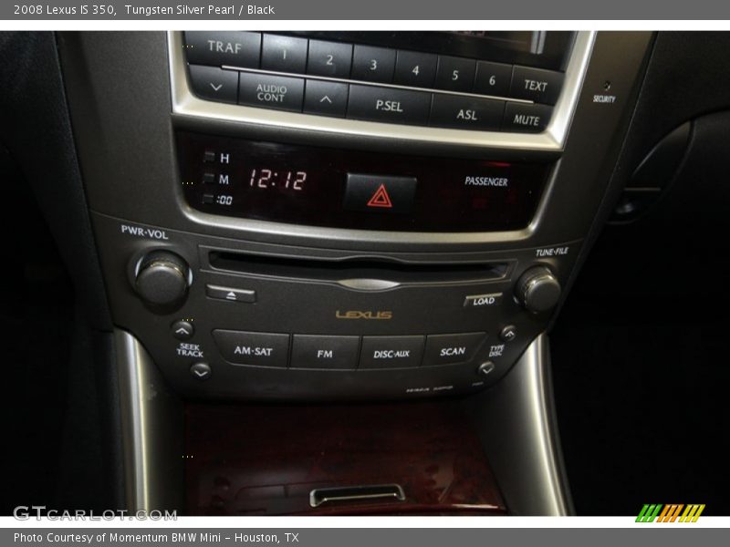 Tungsten Silver Pearl / Black 2008 Lexus IS 350