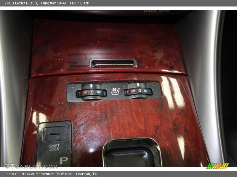 Tungsten Silver Pearl / Black 2008 Lexus IS 350