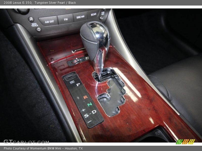Tungsten Silver Pearl / Black 2008 Lexus IS 350