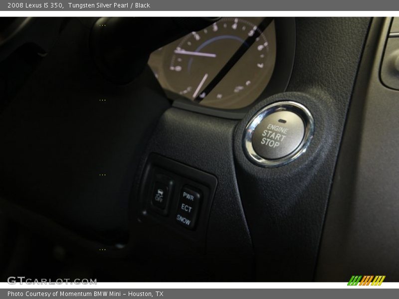 Tungsten Silver Pearl / Black 2008 Lexus IS 350