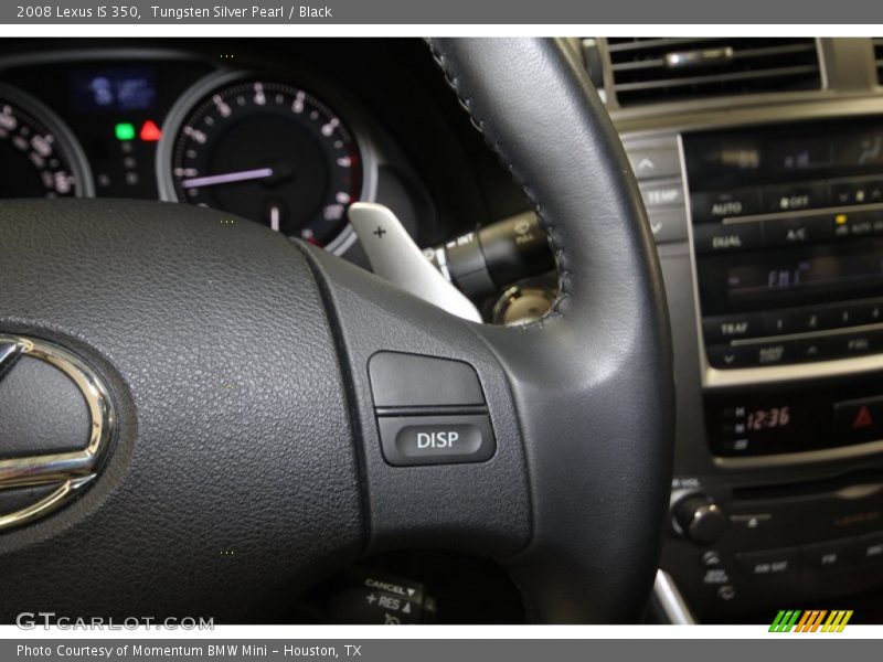Tungsten Silver Pearl / Black 2008 Lexus IS 350