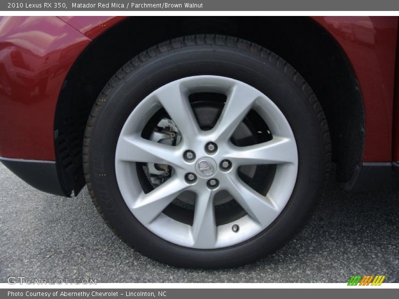 Matador Red Mica / Parchment/Brown Walnut 2010 Lexus RX 350