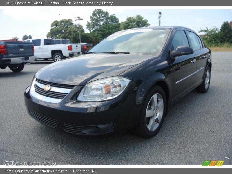 Black Granite Metallic / Ebony 2010 Chevrolet Cobalt LT Sedan