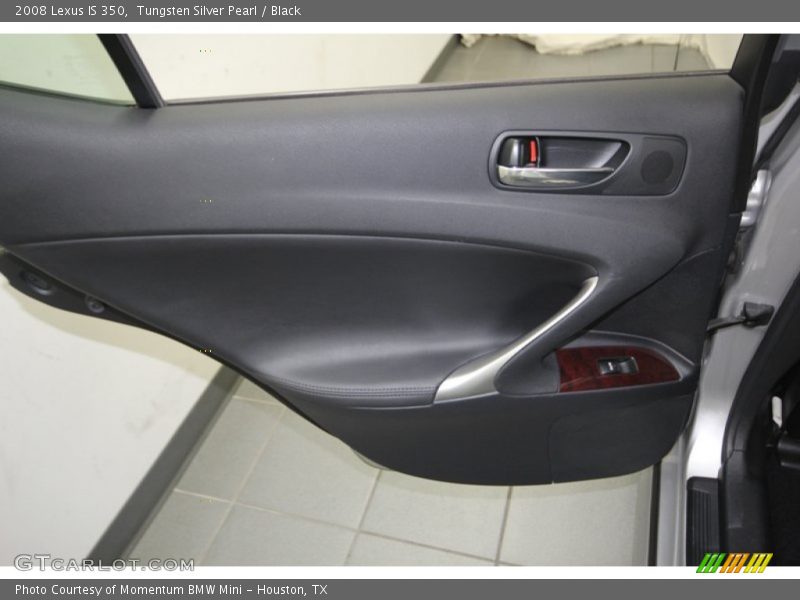 Tungsten Silver Pearl / Black 2008 Lexus IS 350