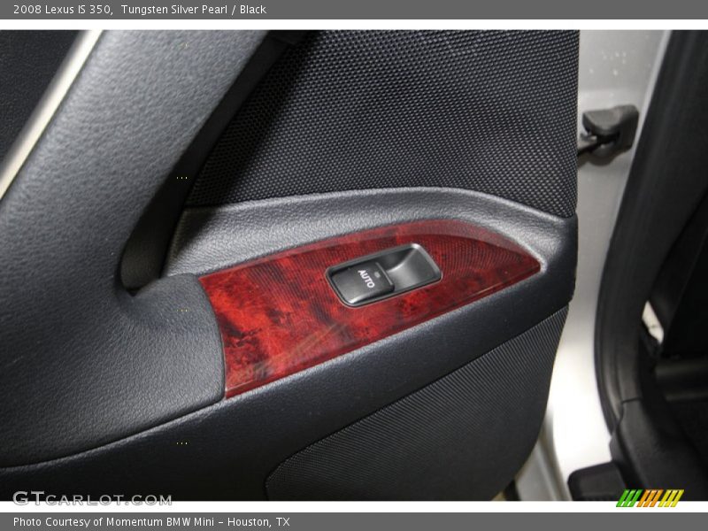 Tungsten Silver Pearl / Black 2008 Lexus IS 350