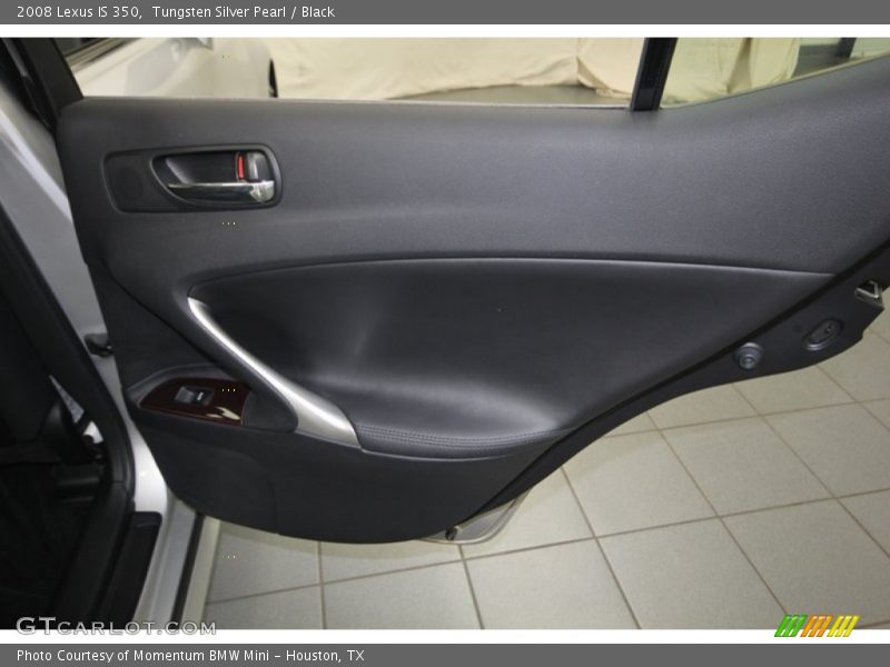 Tungsten Silver Pearl / Black 2008 Lexus IS 350