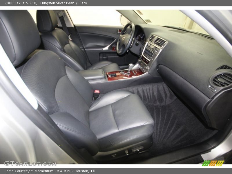 Tungsten Silver Pearl / Black 2008 Lexus IS 350