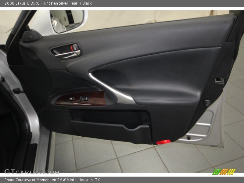 Tungsten Silver Pearl / Black 2008 Lexus IS 350