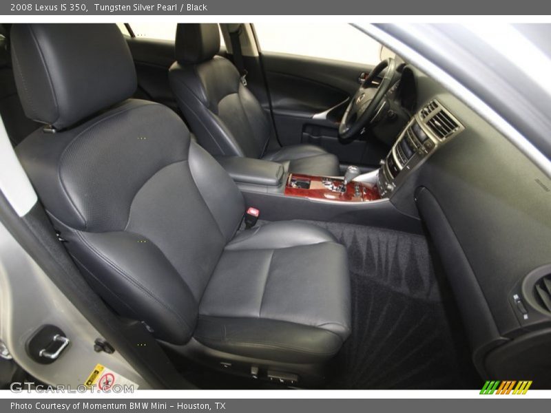 Tungsten Silver Pearl / Black 2008 Lexus IS 350