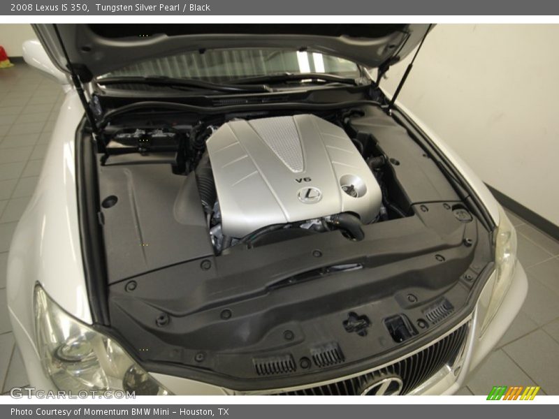 Tungsten Silver Pearl / Black 2008 Lexus IS 350