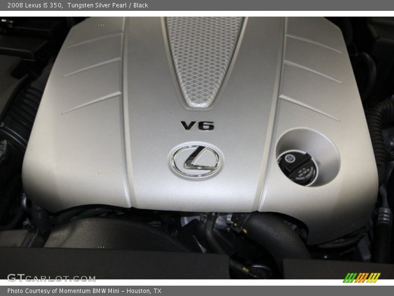 Tungsten Silver Pearl / Black 2008 Lexus IS 350