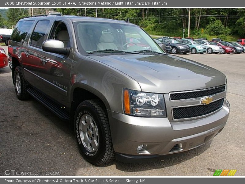 Graystone Metallic / Light Titanium/Dark Titanium 2008 Chevrolet Suburban 1500 LT 4x4