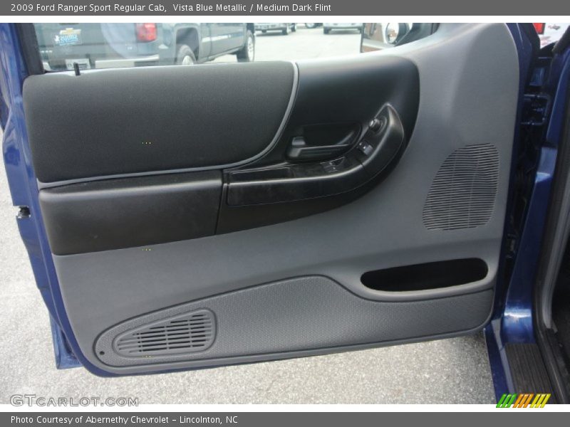 Vista Blue Metallic / Medium Dark Flint 2009 Ford Ranger Sport Regular Cab