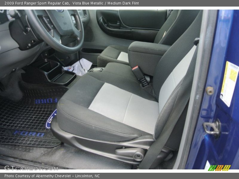 Vista Blue Metallic / Medium Dark Flint 2009 Ford Ranger Sport Regular Cab