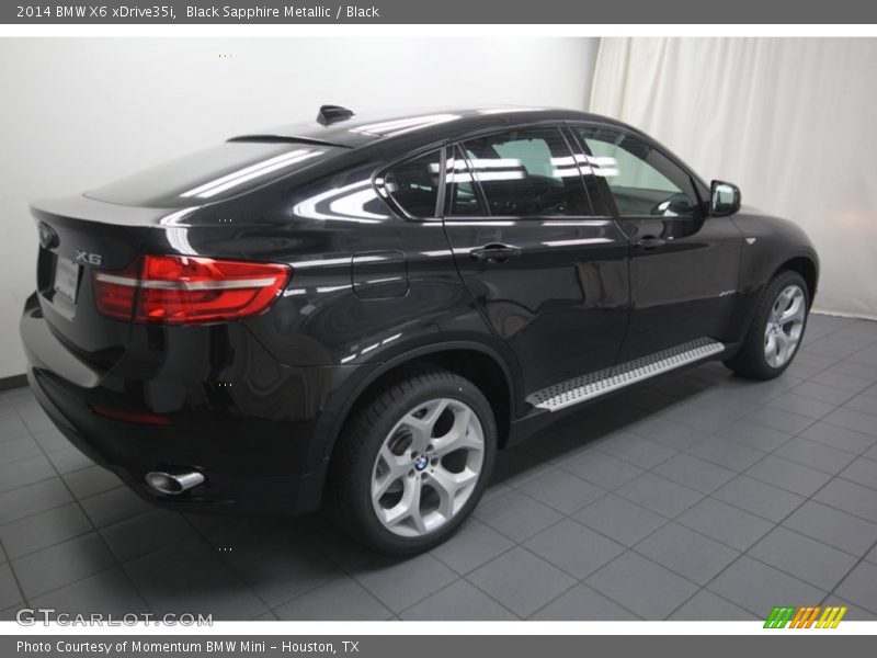 Black Sapphire Metallic / Black 2014 BMW X6 xDrive35i