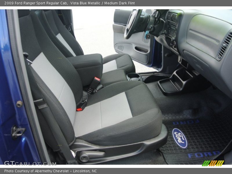 Vista Blue Metallic / Medium Dark Flint 2009 Ford Ranger Sport Regular Cab