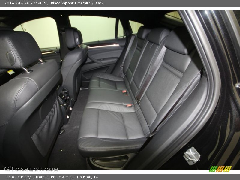 Black Sapphire Metallic / Black 2014 BMW X6 xDrive35i