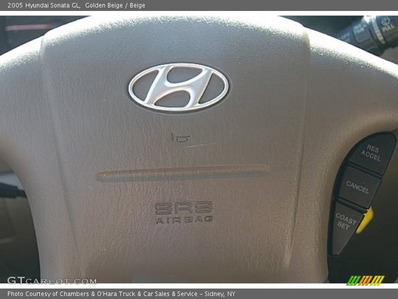 Golden Beige / Beige 2005 Hyundai Sonata GL