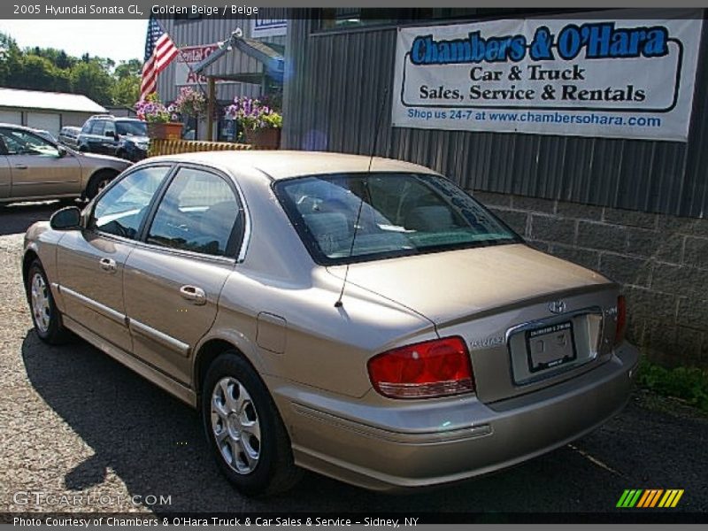 Golden Beige / Beige 2005 Hyundai Sonata GL