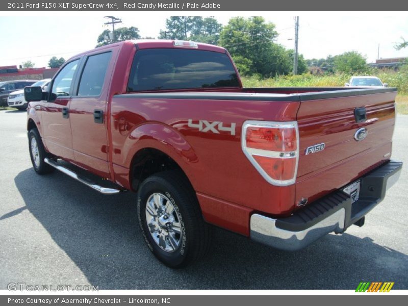 Red Candy Metallic / Pale Adobe 2011 Ford F150 XLT SuperCrew 4x4