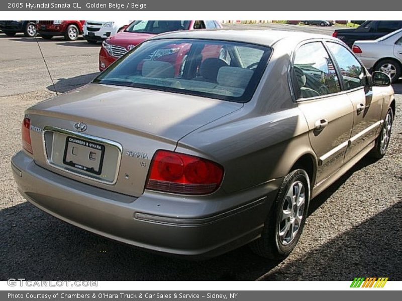 Golden Beige / Beige 2005 Hyundai Sonata GL